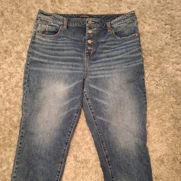 Liverpool Abby High Rise button fly Ankle Skinny Jeans size 14/32 - Picture 3 of 9